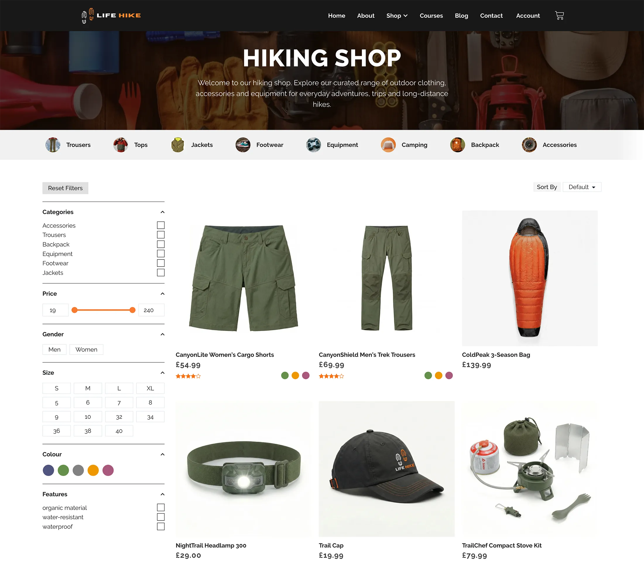 Ecommerce shop filters case study image