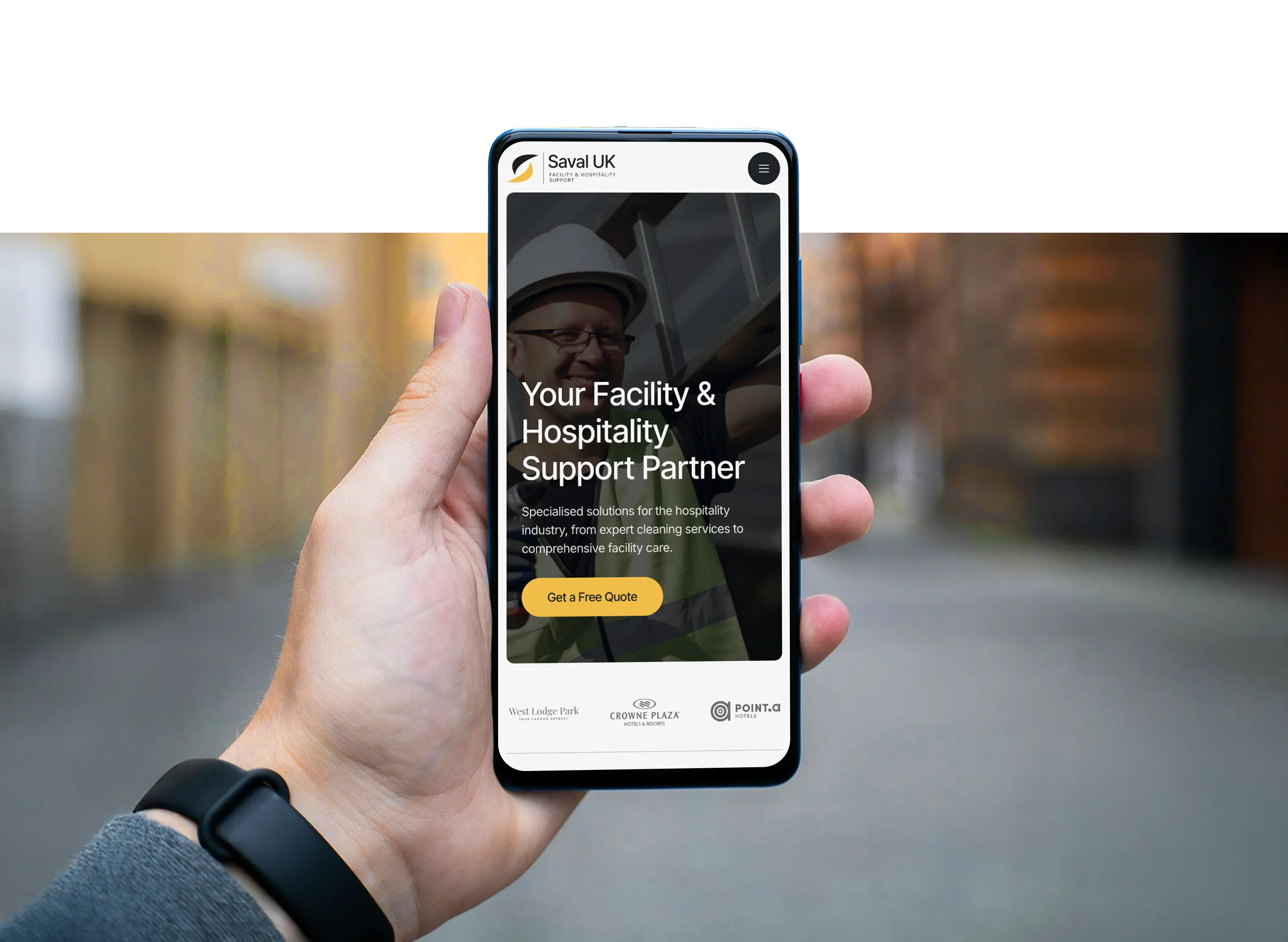 Iphone mockup hand transparency